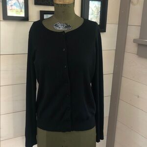 Talbots Black Women's Cardigan Sweater